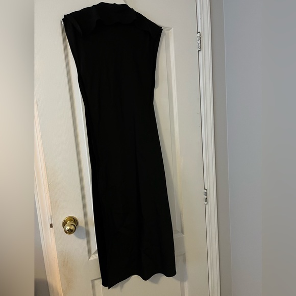 Helmut Lang Velvet Midi Dress - Picture 4 of 10